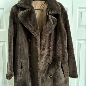 Men’s or Women's Brown Teddy Jacket